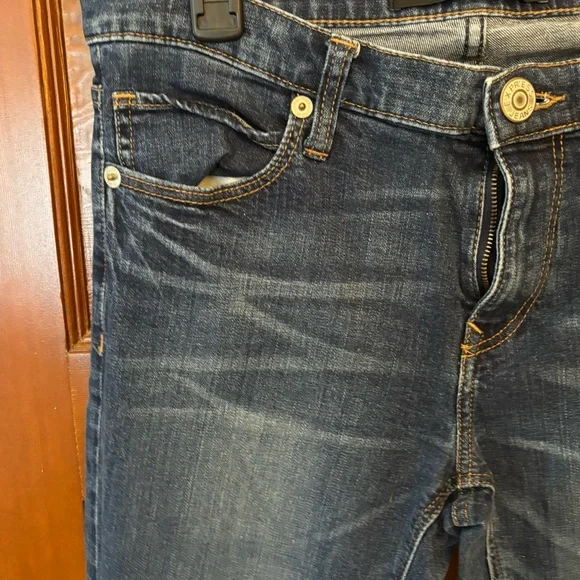 EXPRESS Girlfriend dark blue jeans - Picture 3 of 5